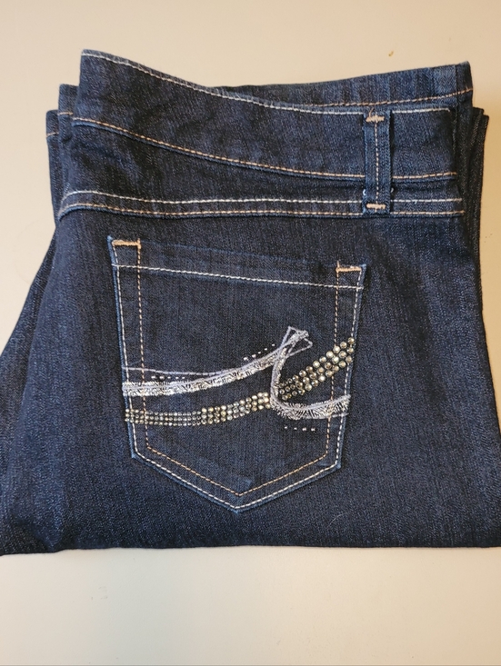 Nine West Denim - Nine West Brand - Size 14 Dark Wash Boot Cut Jeans.